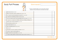 Body Part Phrases Body Part Phrases